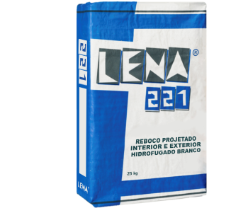 Lena 221 - Reboco Projetado Interior E Exterior Hidrofugado Branco