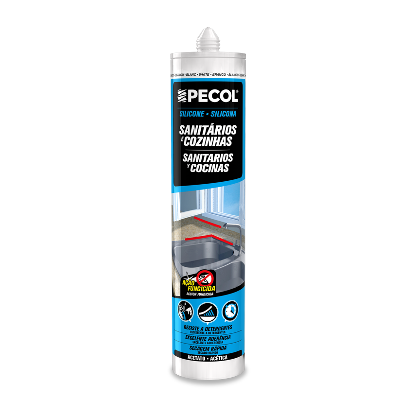 Silicone Acetato Sanitários E Cozinhas Pecol